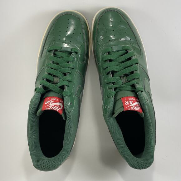 Nike Air Force 1 Low '07 Gorge Patent Leather Green Mens Size 11.5 #315122-301 - Picture 5 of 9